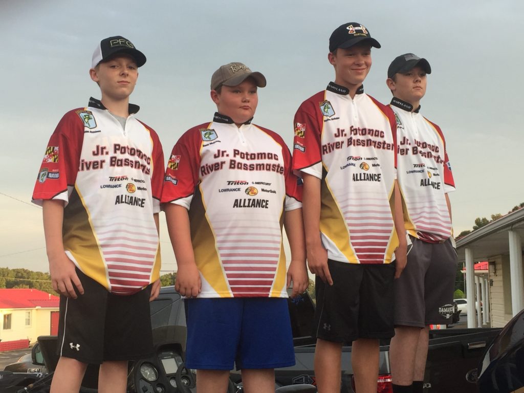 Jr Potomac River Bassmasters, 2018 Junior National Championship, July 31, August 1, 2018